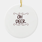 Alastor Oh Deer Creative Art Design Ornament (Voorkant)