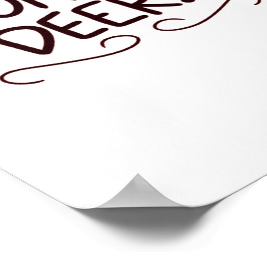 Alastor Oh Deer Creative Art Design Poster (Hoek)