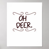 Alastor Oh Deer Creative Art Design Poster (Voorkant)