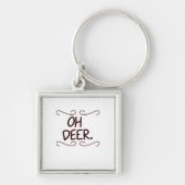Alastor Oh Deer Creative Art Design  Sleutelhanger (Voorkant)