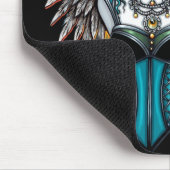 "Alaura" Gothic Guardian Angel mousepad Muismat (Hoek)