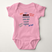 #ALAVANT PRODUCTIONS Ace Baby Tests Romper (Voorkant)