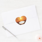 #ALAVANT Productions Uitnodigingen voor Sunset Oce Hart Sticker (Envelop)