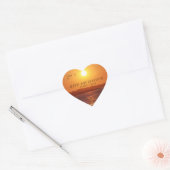 #ALAVANT Productions Uitnodigingen voor Sunset Oce Hart Sticker (Envelop)