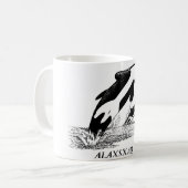 ALAXSXAQ - Coffee Mok - Orca Graphic (Voorkant links)