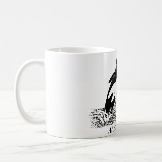 ALAXSXAQ - Coffee Mok - Orca Graphic (Links)