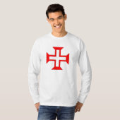 Alba Camisia Crucis Ordinis Christi T-shirt (Voorkant volledig)