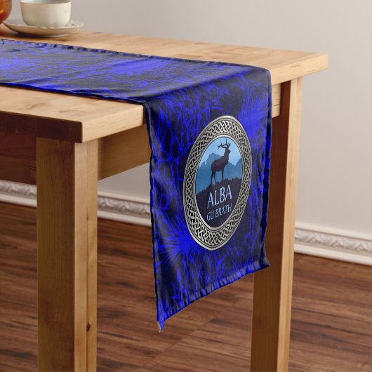 Alba Gu Brath Knot Short Table Runner Korte Tafelloper (Voorbeeld)
