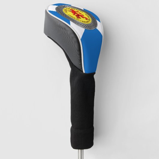 Alba Gu Brath Lion Rampant Knot Golfheadcover (Schuin)