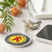 Alba Gu Brath Lion Rampant Knot Sleutelhanger (Zijkant)