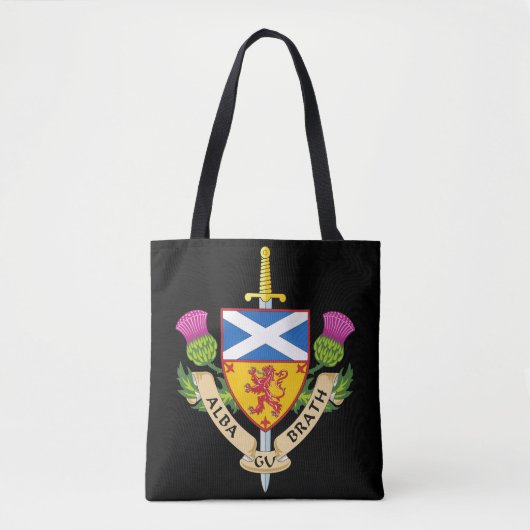 Alba Gu Bràth Schots erfgoed geïnspireerd Tote Bag (Voorkant)