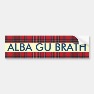 Alba Gu Brath Scotland Forever Bumpersticker