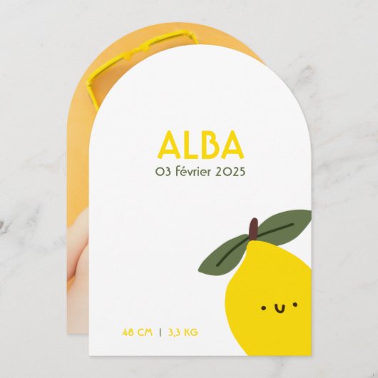 Alba Kaart (Voorkant / Achterkant)