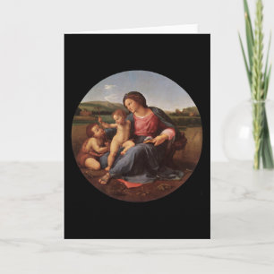 Alba Madonna Feestdagen Kaart