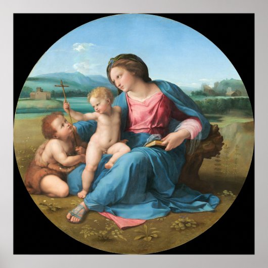 Alba Madonna - Raphael Fine Art Poster (Voorkant)