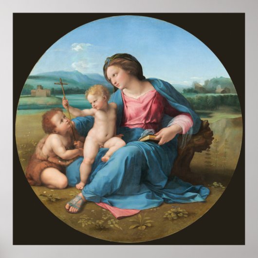 Alba Madonna Raphael Poster (Voorkant)