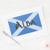 Alba Saltire Rechthoekige Sticker (Envelop)