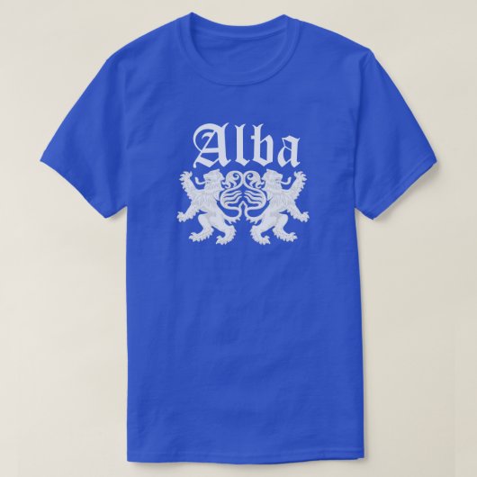 Alba Scottish Gaelic Scotland T-shirt (Design voorkant)