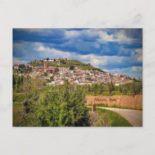 Albacete, Spaanse cityscape-foto, Briefkaart