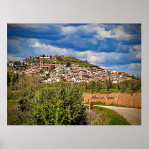 Albacete, Spanje stadsgezicht foto, Poster