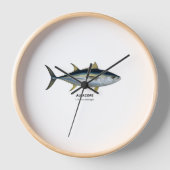 Albacore - Marine Life of California Clock (Voorkant)