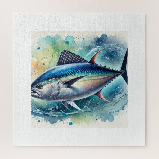 Albacore Tuna 210824AREF125 - Watercolor Legpuzzel (Verticaal)