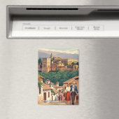 Albaicin Granada Spain Travel Magneet (Insitu (Vaatwasser))