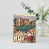 Albaicin Granada Spanje Reizen Briefkaart (Staand voorkant)