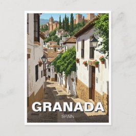 Albaicin Granada Spanje Reizen Briefkaart