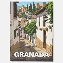 Albaicin Granada Spanje Reizen Magneet