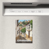 Albaicin Granada Spanje Reizen Magneet (Insitu (Vaatwasser))