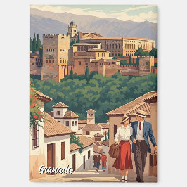 Albaicin Granada Spanje Reizen Magneet
