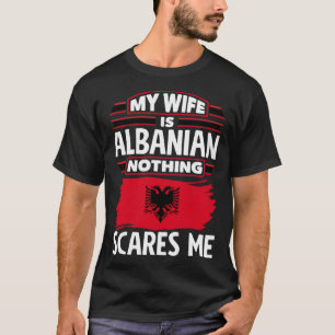 Albanees Albanees Vlag Albanees Vrouw T-shirt
