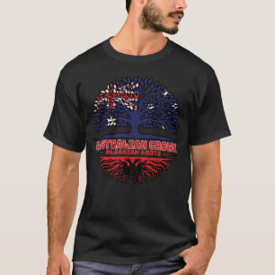 Albanees Albanië Australische boomstammen T-shirt