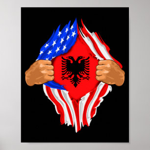 Albanees bloed in mij poster