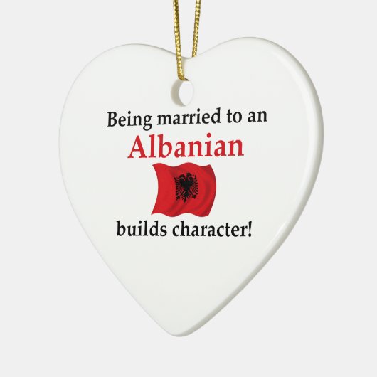 Albanees bouwkenmerk keramisch ornament (Links)