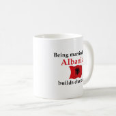 Albanees bouwkenmerk koffiemok (Voorkant rechts)