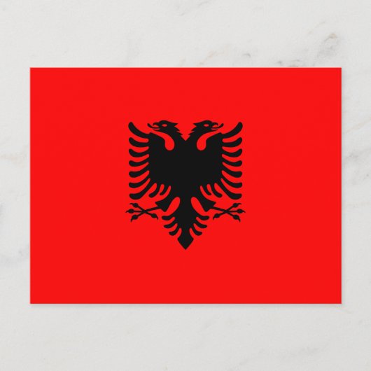 Albanees Briefkaart (Voorkant)