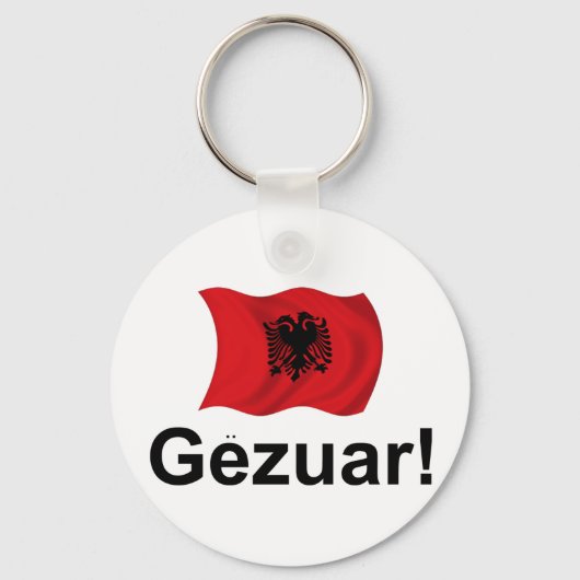 Albanees Gezuar! (Cheers) Sleutelhanger (Voorkant)