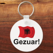 Albanees Gezuar! (Cheers) Sleutelhanger (Voorkant)