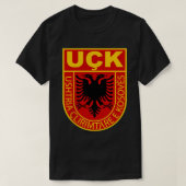 albanees kosovaarleger uck oekpatriot t-shirt (Design voorkant)
