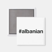 Albanees Magneet (Voorkant / Achterkant)