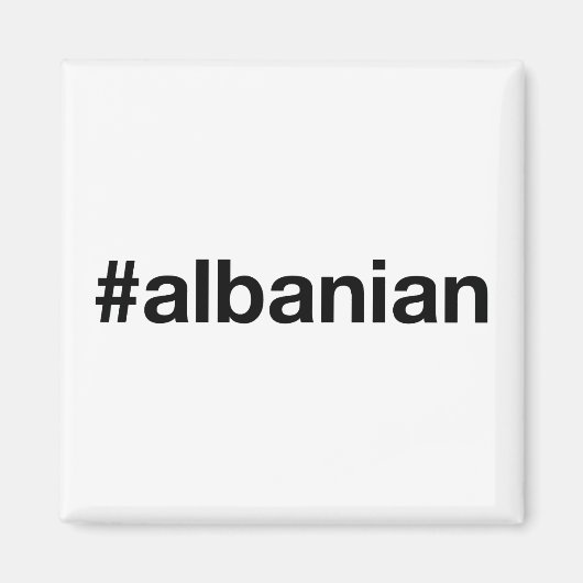 Albanees Magneet (Voorkant)