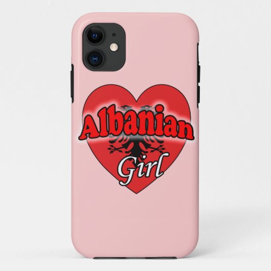 Albanees meisje Case-Mate iPhone case (Achterkant)