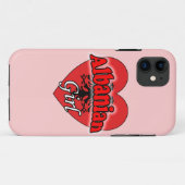 Albanees meisje Case-Mate iPhone case (Achterkant (horizontaal))