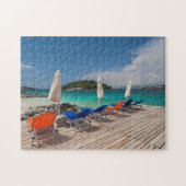 Albanees Riviera, Ksamil, stadscentrum Legpuzzel (Horizontaal)