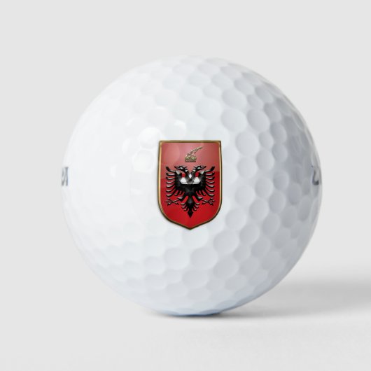 Albanees schild Wapen Golfballen (Voorkant)