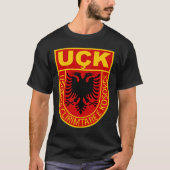 Albanees shirt van het Kosovaarse leger uck UQK Pa (Voorkant)