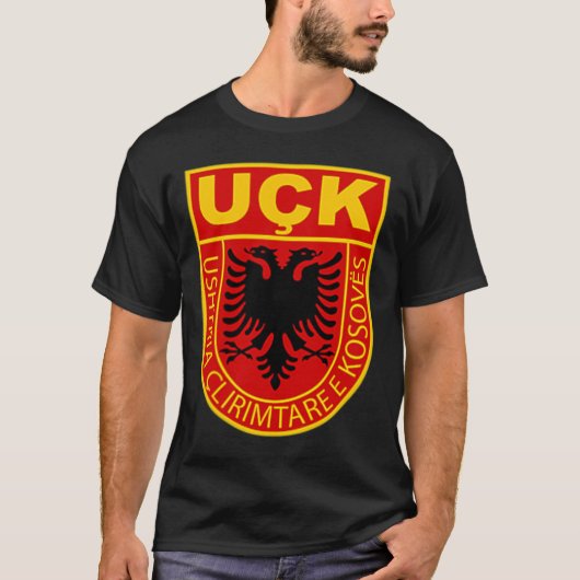 Albanees shirt van het Kosovaarse leger uck UQK Pa (Voorkant)