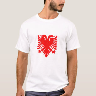 Albanees vlaggensymbool t-shirt